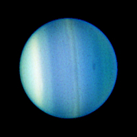 Uranus mit Wolkenbändern